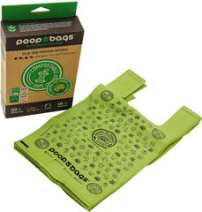 Биоразлагаемые пакеты для экскрементов собак The Original Poop Bags с ручками, 120 шт.