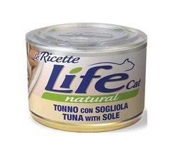 Консерва для котів LifeNatural Тунец с камбалой (tuna with sole), 150 г, 150 г