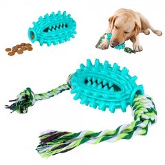 Іграшка для собак Bronzedog Petfun Dental Спайк з Канатом 8 х 13 см, Medium
