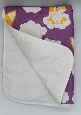 Багаторазова пелюшка Pelushka Lila Corgi, 40х50 см