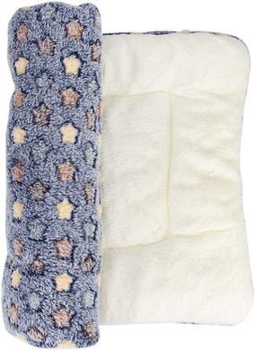 Плед для домашніх тварин Soft Pet Bed Cushion, Blue Small Star, 70х90 см