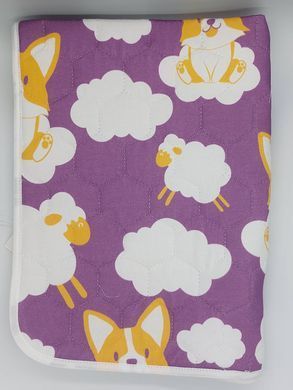Багаторазова пелюшка Pelushka Lila Corgi, 40х50 см
