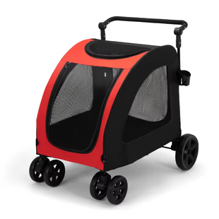 Коляска для домашних животных (до 45 кг) Bestopet (Люпосанчик) BS-RL-21 Red