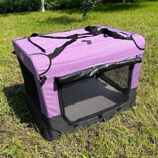 М'яка клітка-переноска для собак Pet Travel II Pink, 70х52х52 см