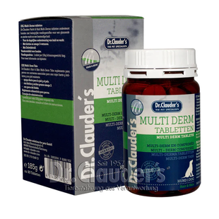 Вітамінно-мінеральний комплекс для шкіри та шерсті собак Dr.Clauder&rsquo;s Hair & Skin Multi Derm Tablets, 450 г, Таблетки, 225 шт.