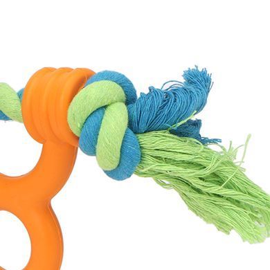 Іграшка-канат для собак Derby Dog Rope Toy with TPR Tug Handle