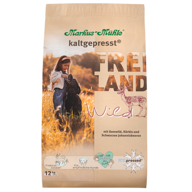 Сухой корм для собак Markus-M&uuml;hle Freiland Wild с дичиною (лань), 12 кг
