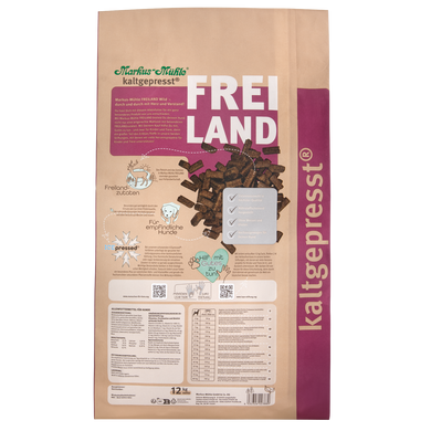 Сухой корм для собак Markus-M&uuml;hle Freiland Wild с дичиною (лань), 12 кг