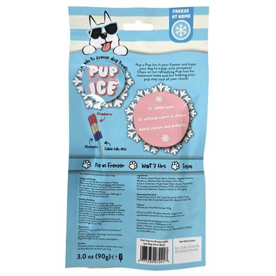 Мороженое для собак Pup Ice Rocket Lollies Strawberry & Blueberry M 2 шт., 90 г, 2 шт., Medium