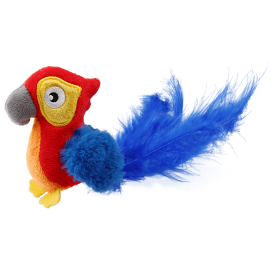 Игрушка для Кошек Gigwi Melody Chaser Попугай с Датчиком Касания и Звуковым Чипом 12 см