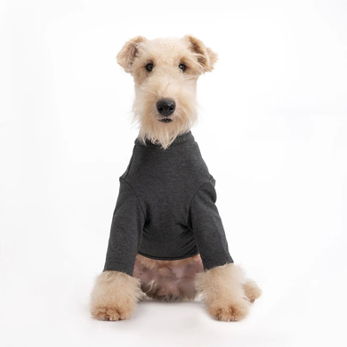 Базовый комбинезон/пижама для собак V.PET.B.R. Dog Jumpsuit CF36 Dark Grey, 46 см, 60 см, 36 см, 2XL