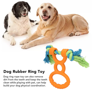 Іграшка-канат для собак Derby Dog Rope Toy with TPR Tug Handle