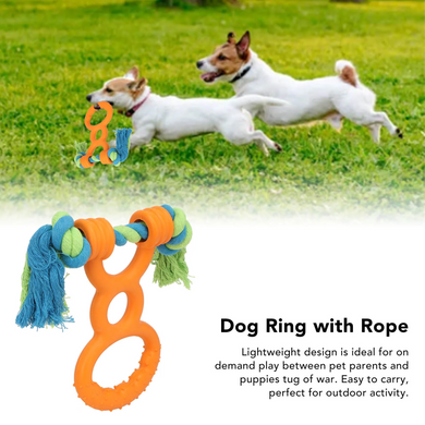 Іграшка-канат для собак Derby Dog Rope Toy with TPR Tug Handle