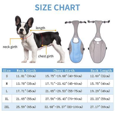 Летний охлаждающий жилет для собак крупных пород Derby Summer Dog Cooling Vest PA0116, Orange, 49 см, 55-75 см, 45 см, L