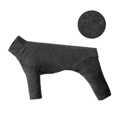 Базовый комбинезон/пижама для собак V.PET.B.R. Dog Jumpsuit CF36 Dark Grey, 46 см, 60 см, 36 см, 2XL