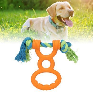 Іграшка-канат для собак Derby Dog Rope Toy with TPR Tug Handle