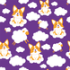 Багаторазова пелюшка Pelushka Lila Corgi, 40х50 см