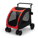 Коляска для домашних животных (до 45 кг) Bestopet (Люпосанчик) BS-RL-21 Red