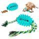 Іграшка для собак Bronzedog Petfun Dental Спайк з Канатом 8 х 13 см, Medium
