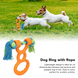 Іграшка-канат для собак Derby Dog Rope Toy with TPR Tug Handle