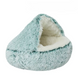 Плюшева лежанка Люпосанчик Green Plush Pet Bed для котів і собак, d - 40 см, XS