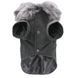 Пальто з хутряним коміром для собак Derby Grey, 20 см, 29-30 см, 20-21 см, S