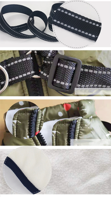 Зимняя куртка для собак Derby Fashion Sports D76 Army Green, 22 см, 36 см, 26,5 см, S