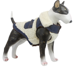 Тепла куртка для собак з бавовняною підкладкою, 26 см, 38 см, 30 см, S
