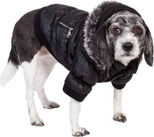 Куртка-парка Metallic Fashion Pet для собак, 36 см, 53 см, 38 см, M