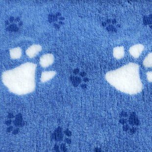 Коврик Jackson Textiles Big Paws синий, 80х100 см