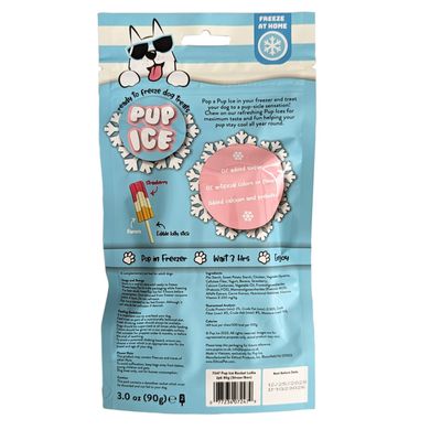 Мороженое для собак Pup Ice Rocket Lollies Strawberry Banana M 2 шт., 90 г, 2 шт., Medium