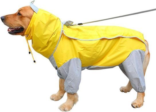 Комбинезон-дождевик для собак Derby R62 Yellow, 40 см, 53 см, 38 см, S