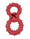 Жувальна іграшка для собак Bonny figure 8 bone-piercing, Червоний