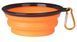 Силіконова складна дорожня миска Derby Food Grade TPE Collapsible Dog Bowl, Помаранчевий, 350 мл