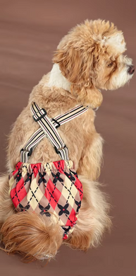 Многоразовый подгузник для сук Derby Reusable Dog Diaper KS008-01 на шлейках, 3XL, 60-75 см