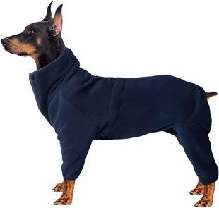 Флисовый комбинезон для собак Derby Navy, 30 см, 50 см, XXS