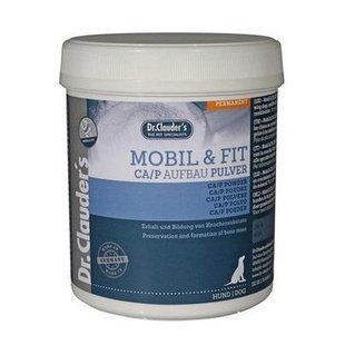 Харчова добавка для збільшення кісткової маси собак Dr.Clauder's Mobil & Fit CaP Aufbau Pulver, 500 г, Порошок