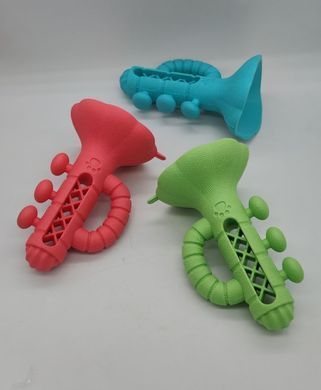 Жувальна іграшка для собак Bonny Trumpet, Блакитний