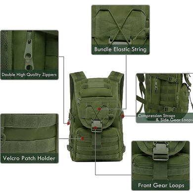 Тактичний рюкзак ChenHao CH-059 Green