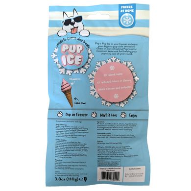 Мороженое для собак Pup Ice Waffle Cones Strawberry M 2 шт., 110 г, 2 шт., Medium