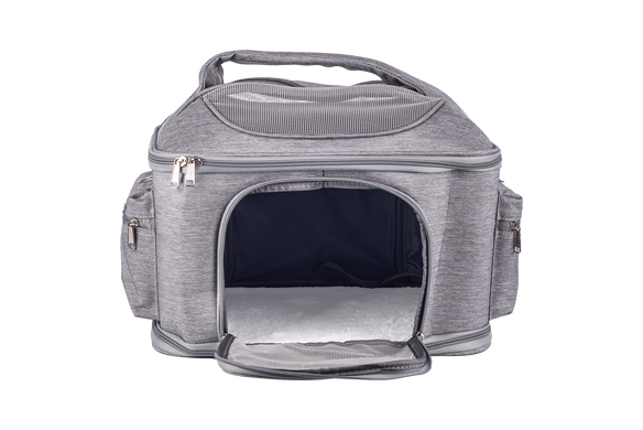 Сумка-переноска для домашних животных Lovoyager Portable Pet Carrier Bags, серый, 42х30х34 см