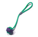 Игрушка для собак Derby Dog Rope Toy - Ball with Long Handle, Зелёный