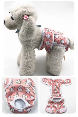 Многоразовый подгузник для сук Derby KS002-01 Rabbit, XL, 60-70 см