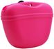 Силиконовая сумка для лакомств для собак с магнитной застежкой и зажимом, Ярко-розовый
