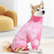 Пижама/попона для собак Derby Professional Dog Recovery Suite, Pink, 66-78 см, 74-90 см, 42-56 см, 3XL