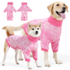 Пижама/попона для собак Derby Professional Dog Recovery Suite, Pink, 66-78 см, 74-90 см, 42-56 см, 3XL