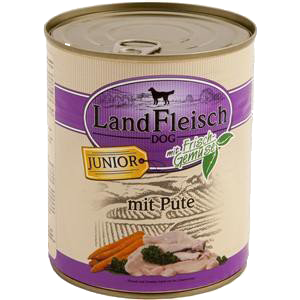LandFleisch Puppy mit Pute (индейка) 800 г