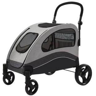 Коляска для домашних животных (до 60 кг) Bestopet (Люпосанчик) BS-RL-10 Grey
