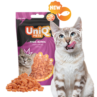 Лакомства для котов Uniq PETS CAT SNACKS MIMI Рыбные кусочки, 50 г