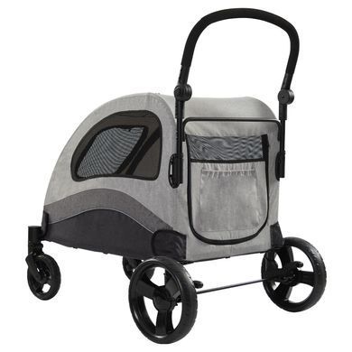 Коляска для домашних животных (до 60 кг) Bestopet (Люпосанчик) BS-RL-10 Grey